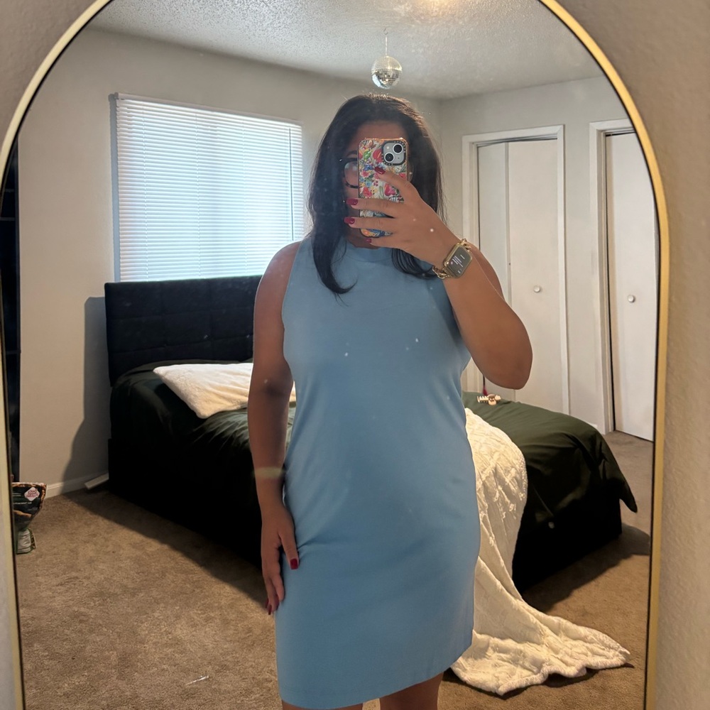 A New Day Light Blue Ribbed Top - Picture 2 of 7